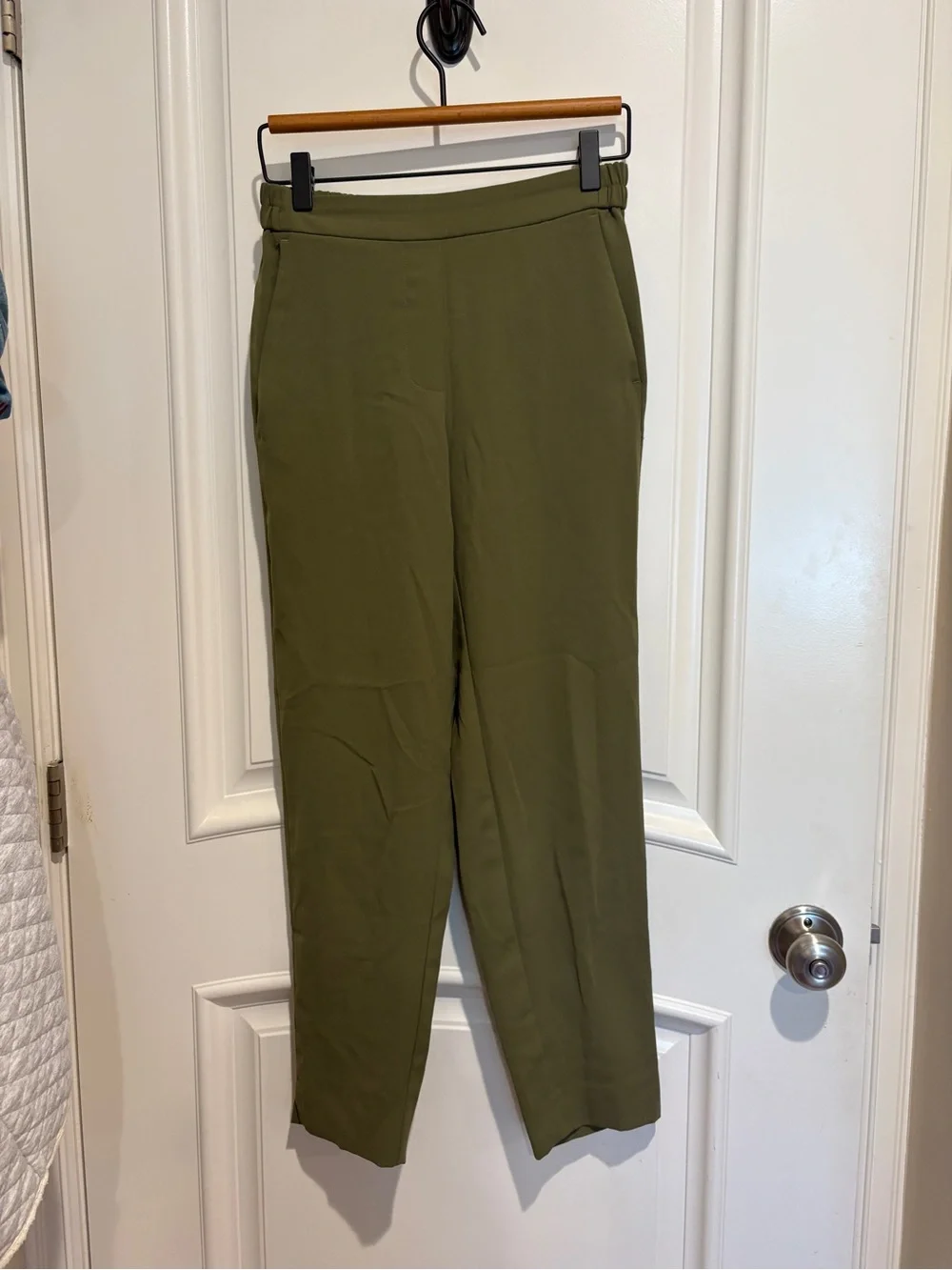 J.Crew Factory Jamie Pull-On Pant Olive Green